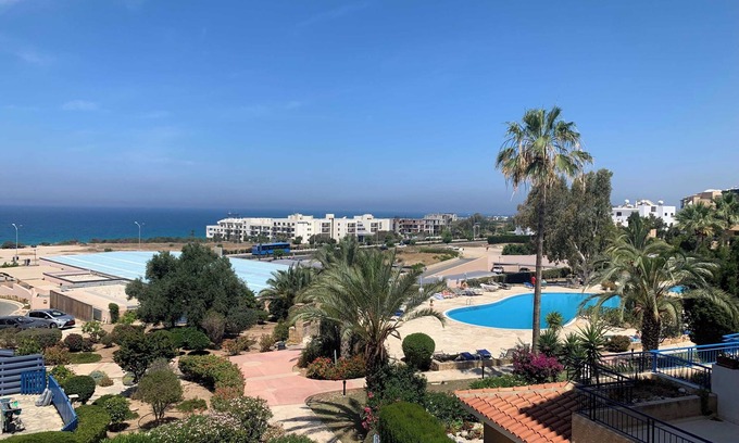 Paphos Apartment | Kings Palace - stylish modern 2 bed with sea views