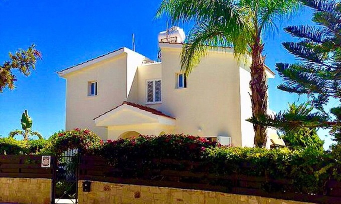 Pegeia Villa | Luxurious Coral Bay Villa with Private Pool, Sea & Mountain Views Great Location