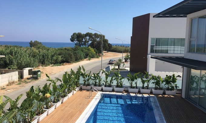 Paralimni Villa | Luxury Villa, Protaras area. Private Pool, short walk to Blue Flag Beach, Wi-fi