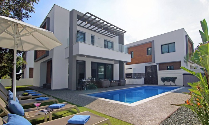 Pernera Villa | MARITIME - Exceptional 3Bed Villa 50meters to Pernera Golden Beach