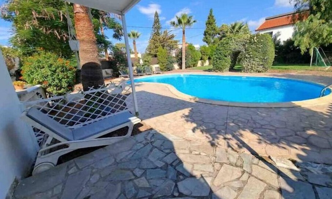 Kiti Apartment | Mediterranean Poolside Garden Cottage