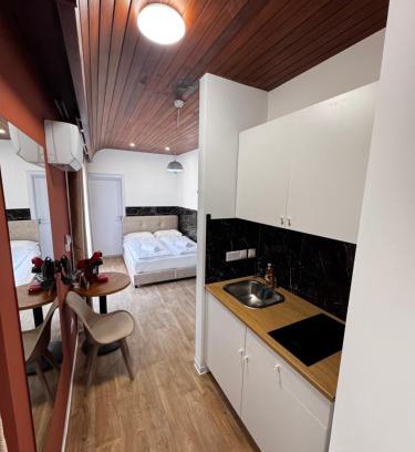 Limassol Apartment | Modern StudioNr3 Kitchen bathroom Terrace
