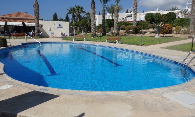 Pegeia House | Perfectly located 2 bed Townhouse in the heart of Coral Bay, sea views