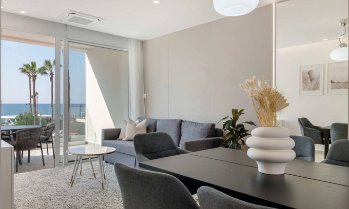 Paphos Apartment | Phaedrus Living: Seaview Luxury Flat Limnaria 150
