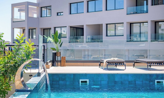 Agios Tychon Apartment | Sanders River Plaza - Smart 2-Bdr Apt with Terrace