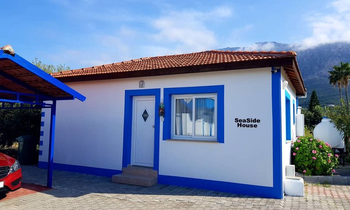 Kyrenia District House | Seaside House 2 Double Bedrooms With Spectacular Mountain Sea View
