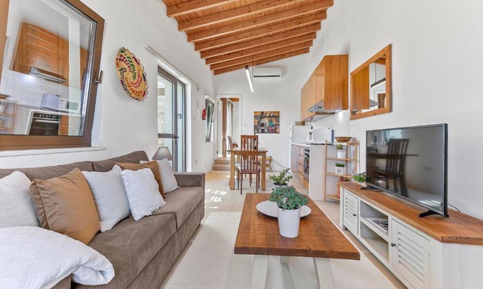 Paphos House | Stylish Village Stone-House, with Private Plunge Pool