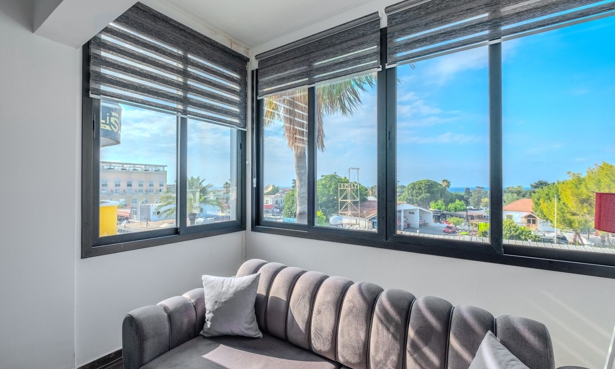 Kyrenia Apartment | Cozy Sea View Retreat 1 min to Beach in Kyrenia