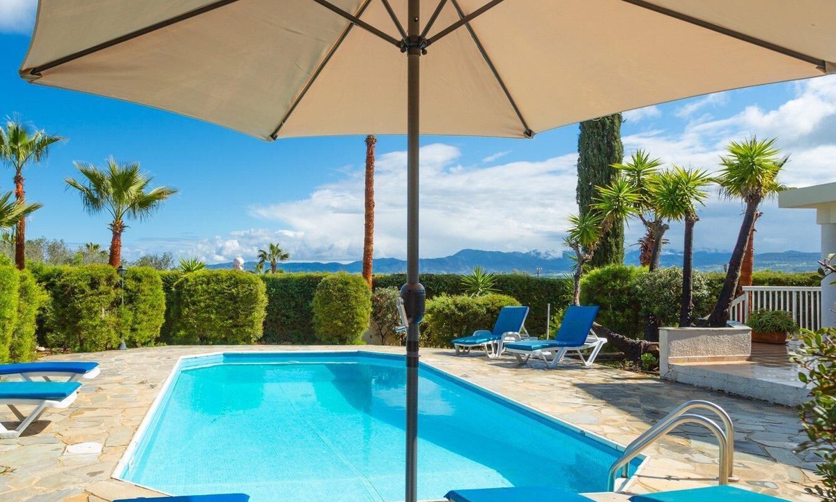 Latchi Villa | Villa Christia Maris Large Private Pool Walk to Beach Sea Views A C Wifi - 2187