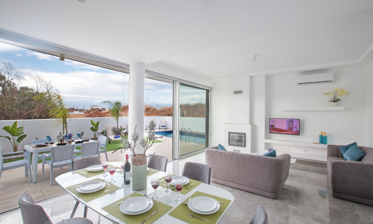 Protaras Villa | Villa Prol24,brand New 2bdr Protaras Villa With Pool,close to Fig Tree Bay Beach