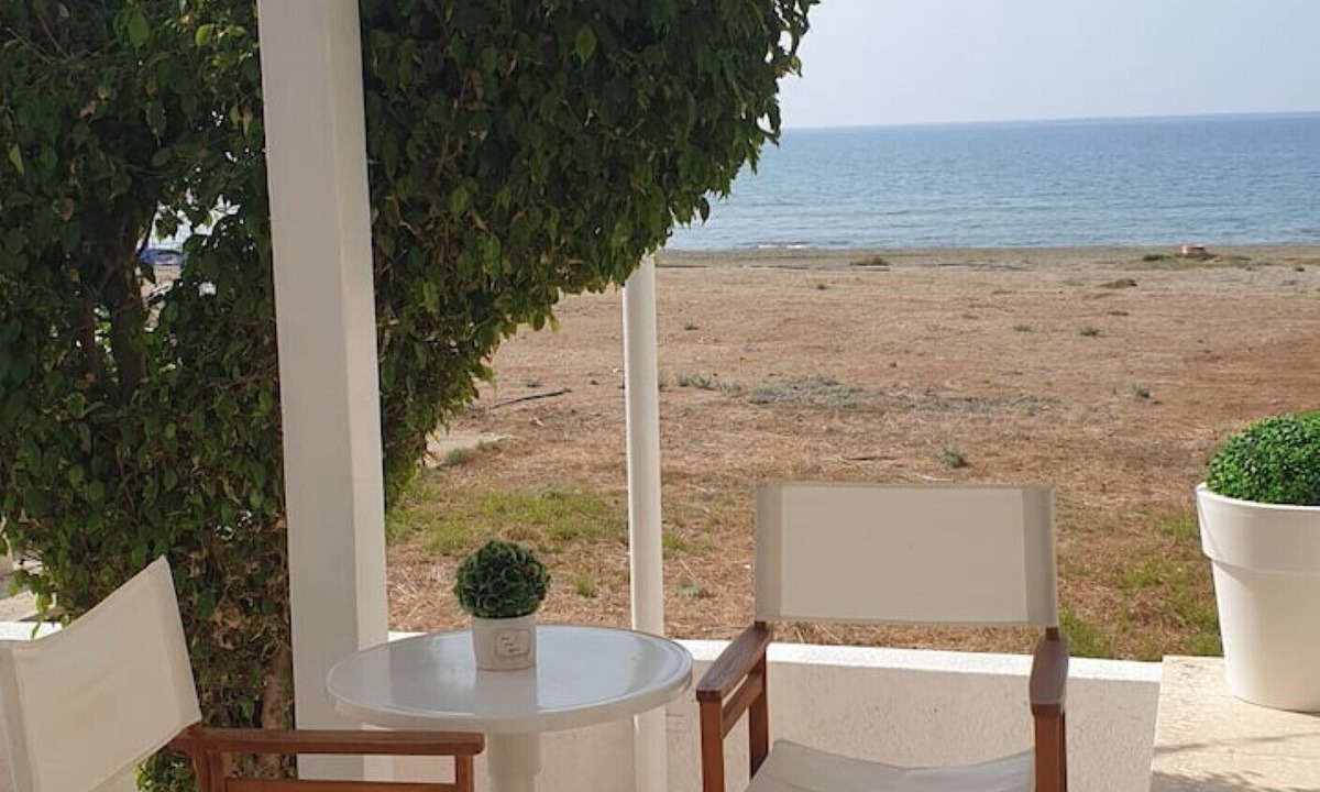 Pyla Villa | A Villa on the beach. Just walk 40 meters to the sandy beach and the water,