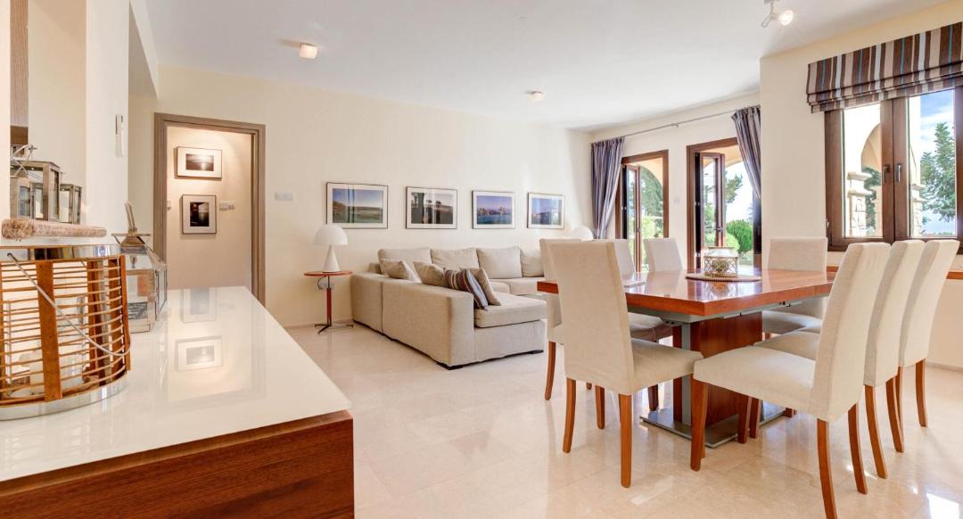 Aphrodite Hills Apartment | Ground floor apartment with golf and sea views - Roudias, Aphrodite Hills Resort