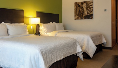 Standard Room, 2 Double Beds, Lake View