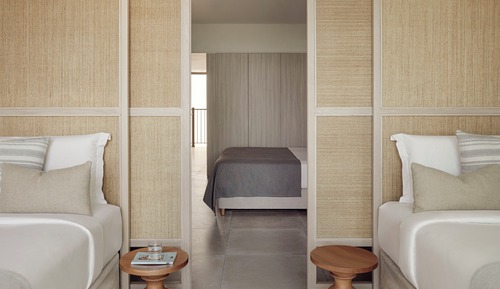 Family Room Sliding Door Sea View