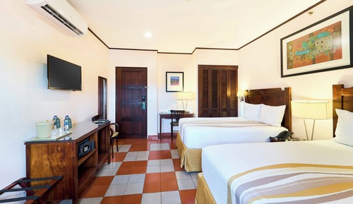 Room, 2 Double Beds, Balcony