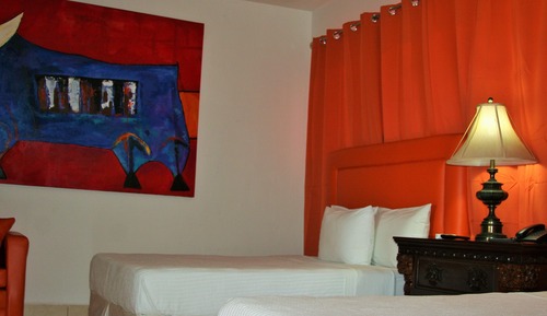 Business Double Room, 2 Queen Beds, Private Bathroom
