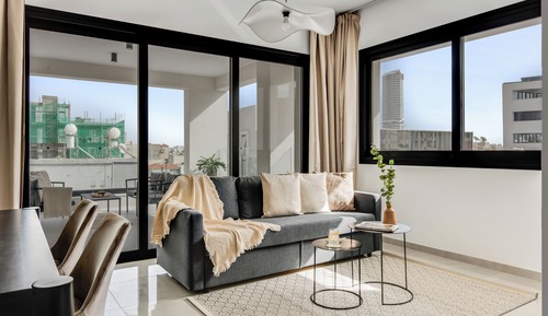 Apartment, 2 Bedrooms, Balcony, City View