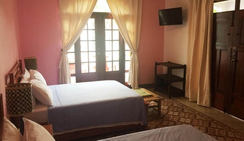 Deluxe Quadruple Room, Balcony, Pool View