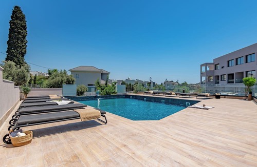 Agios Tychon Apartment | Sanders River Plaza - Light 2 Bedroom Apartment with Balcony