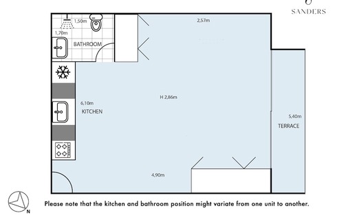 Historical Center Apartment | Sanders Armonta - Chic Studio w/ Balcony