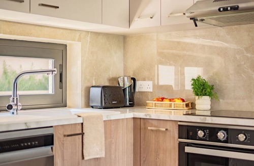 Agios Tychon Apartment | Sanders River Plaza - Cozy 1-Bdr Apt with Balcony
