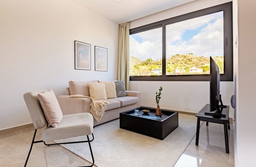 Agios Tychon Apartment | Sanders River Plaza - Neat 2-Bdr Apt with Balcony
