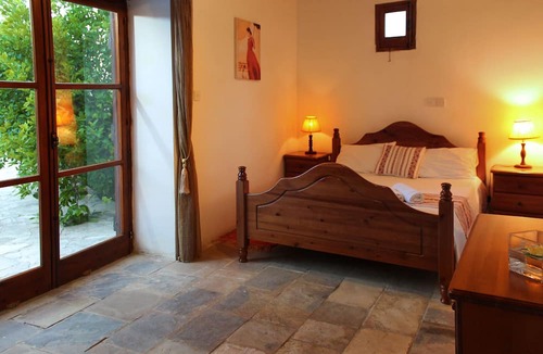Kathikas Villa | Traditional Stone Built Holiday Villa in Walled Courtyard with Private Pool