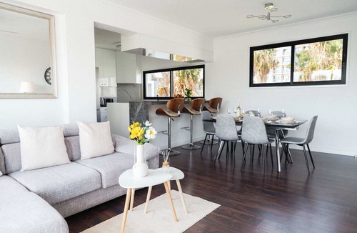 Agios Tychon Apartment | Beautiful 2BR Sea View Apt with Dedicated Office