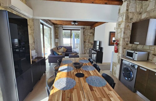 Skarinou House | Olive Garden's Paradise Villa with private swim up pool and picturesque village.