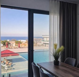 Bahceli Apartment | Sunprime Premium apartment with pool & sea view, Northern Cyprus