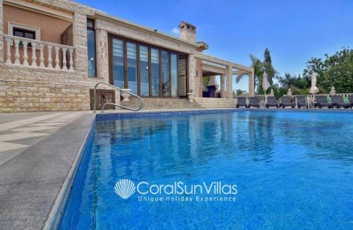 Kathikas Villa | Elegant Huge Villa Large Pool, Ideal For Weddings