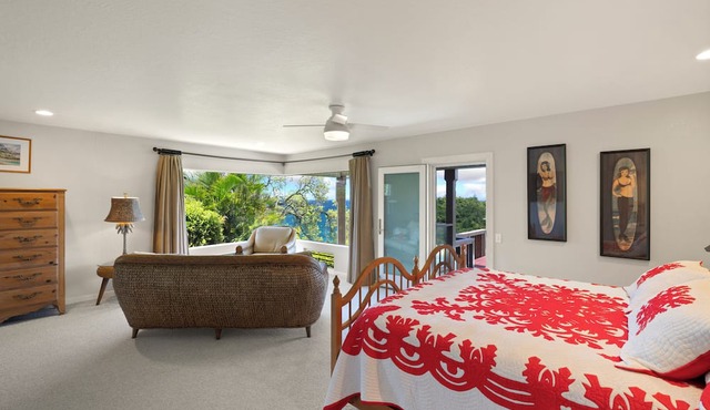 5 Bedroom Open Plan with Ocean Views, Queens Bath, Bali Hai, and Golf Course in Princeville