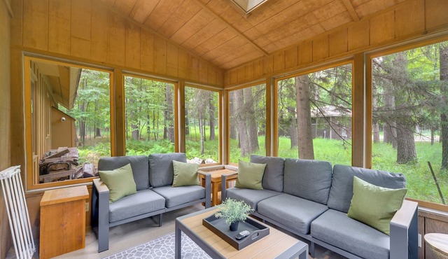 Private Beach on Shell Lake! Luxe Cabin Retreat in Shell Lake